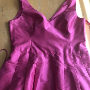 Pink fit and flare Ralph Lauren evening gown